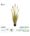 GloboStar® Artificial Garden PAMPAS GRASS 21477 Τεχνητό Διακοσμητικό Φυτό Παμπας Υ120cm